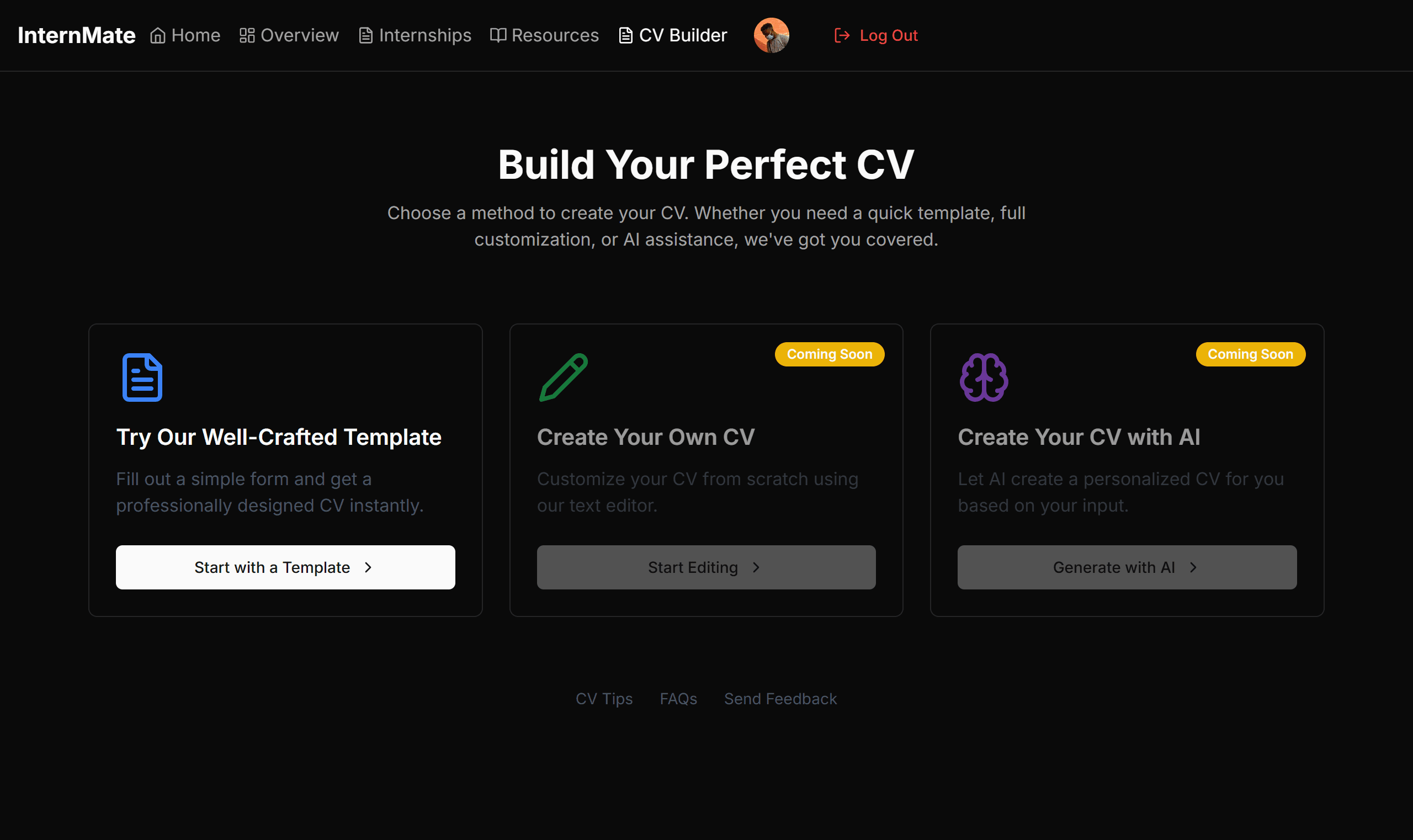Website screenshot 1