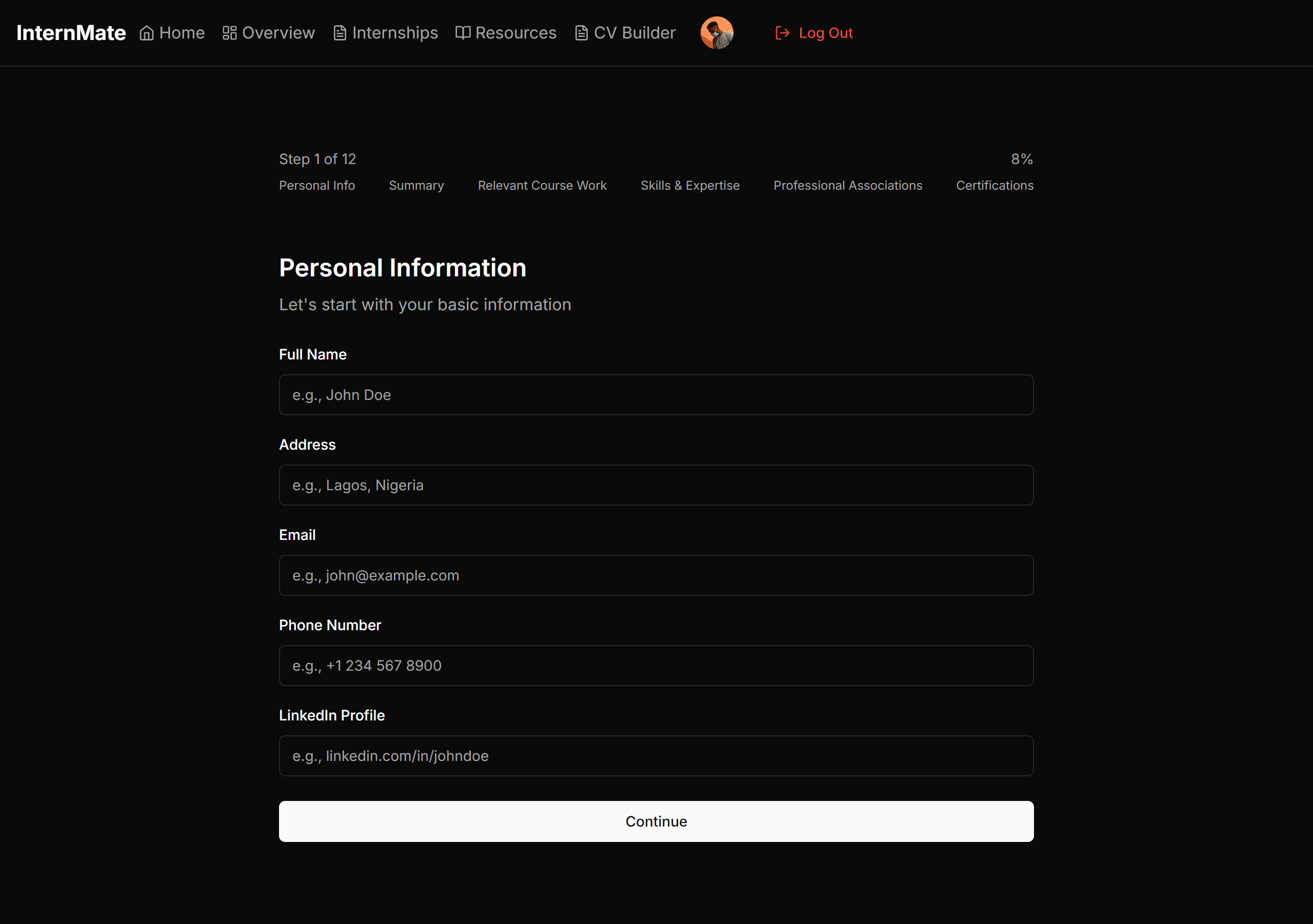 Website screenshot 2